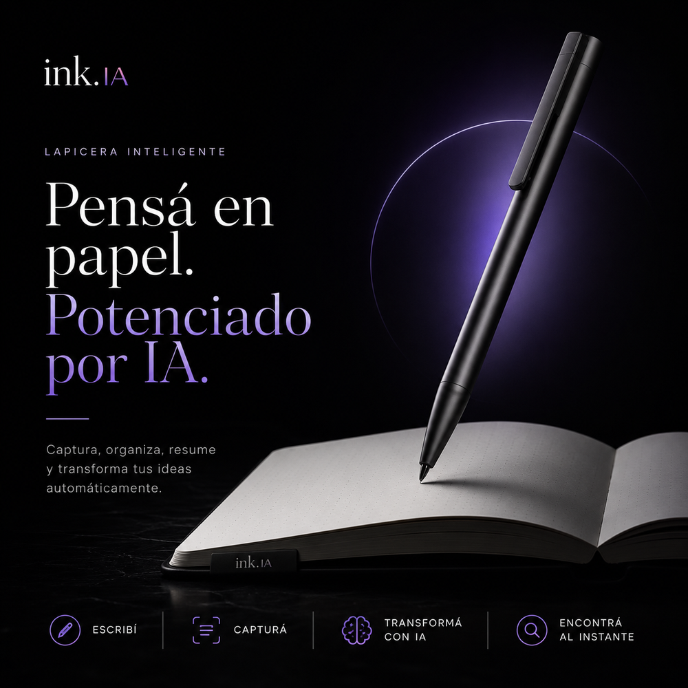 Escribí en papel. Encontralo al instante.